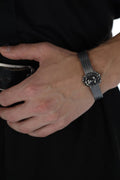Elizi Trabzon Hasırı Titanyum Erkek Bileklik - 5 Sıra Arslan