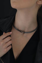 Elizi Trabzon Hasırı Titanyum Kolye - 3 Sıra Hitra